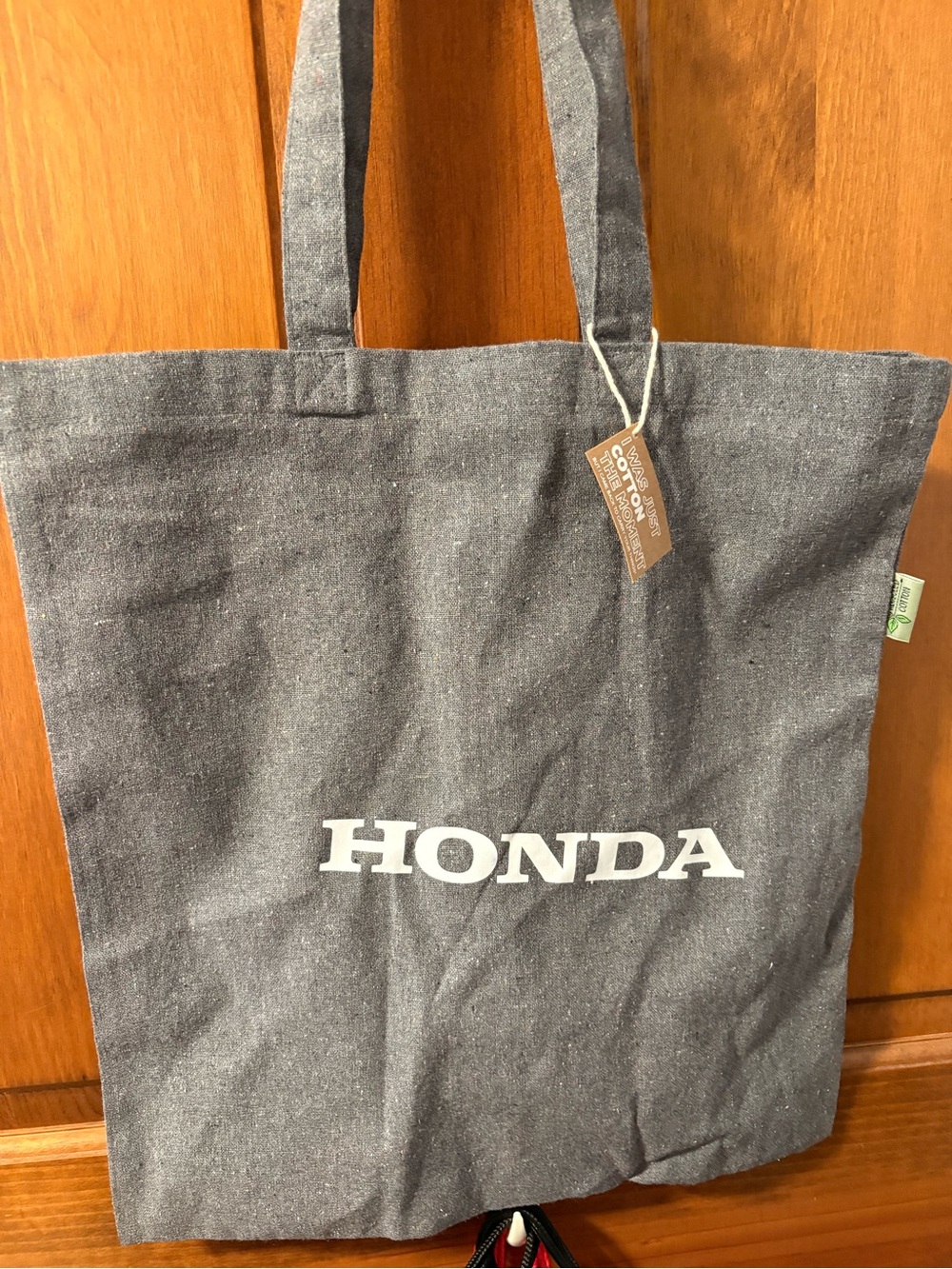 Honda Merch Cotton tote bag gray recycled material